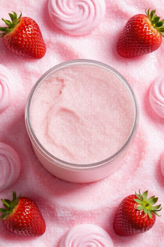 Strawberry Bubblegum Foaming Body Scrub image 0